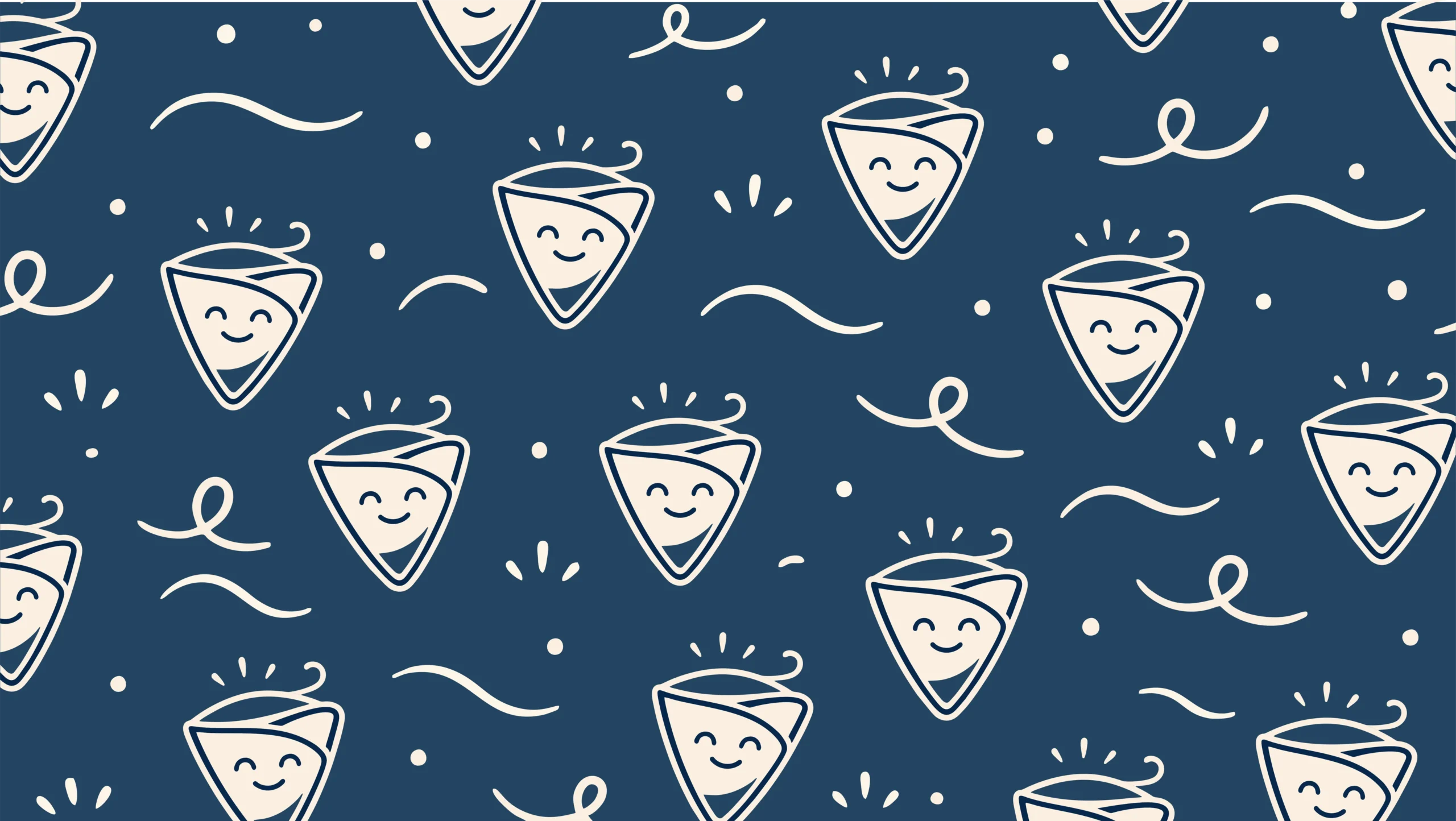 Pattern azul Crepe by Family Cook.
