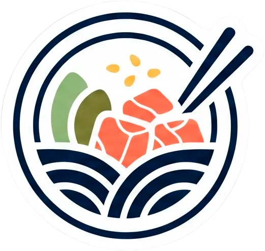 Sticker Símbolo navy da identidade Konna Poke.