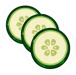 Sticker Pepino da identidade Konna Poke.