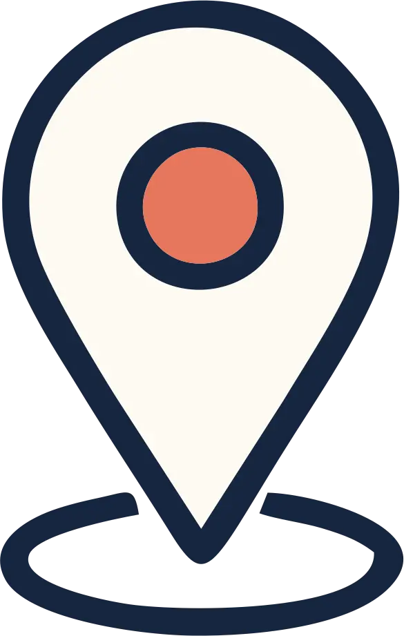 Ícone localização do sistema visual Konna Poke.